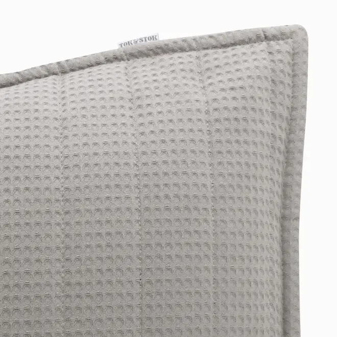 CAPA PARA TRAVESSEIRO 50 CM X 70 CM FASHION - CINZA PROVENCE - Foto 4