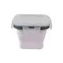 POTE RETRÁTIL 250 ML SILICOOL - QUARTZO ROSA/BRANCO TRANSLUCIDO - Foto 1