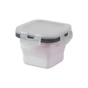 POTE RETRÁTIL 250 ML SILICOOL - QUARTZO ROSA/BRANCO TRANSLUCIDO - Foto 2