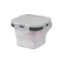 POTE RETRÁTIL 250 ML SILICOOL - QUARTZO ROSA/BRANCO TRANSLUCIDO - Foto 2
