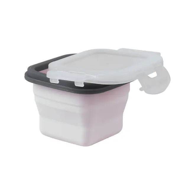 POTE RETRÁTIL 250 ML SILICOOL - QUARTZO ROSA/BRANCO TRANSLUCIDO - Foto 4