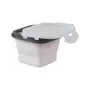 POTE RETRÁTIL 250 ML SILICOOL - QUARTZO ROSA/BRANCO TRANSLUCIDO - Foto 4