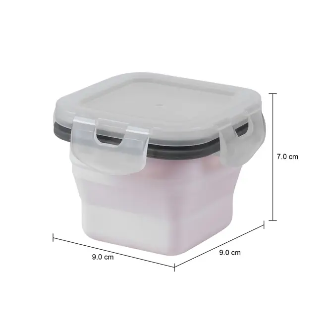 POTE RETRÁTIL 250 ML SILICOOL - QUARTZO ROSA/BRANCO TRANSLUCIDO - Foto 5
