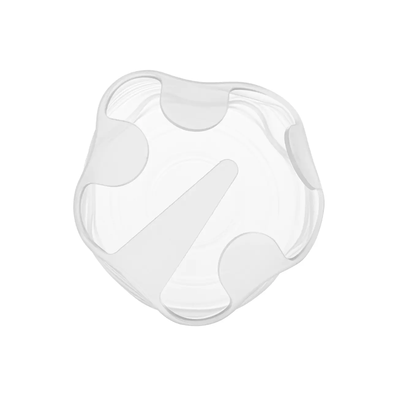 KIT DE TAMPA SILICONE COM 4 SILICOVER - BRANCO TRANSLUCIDO/INCOLOR - Foto 2