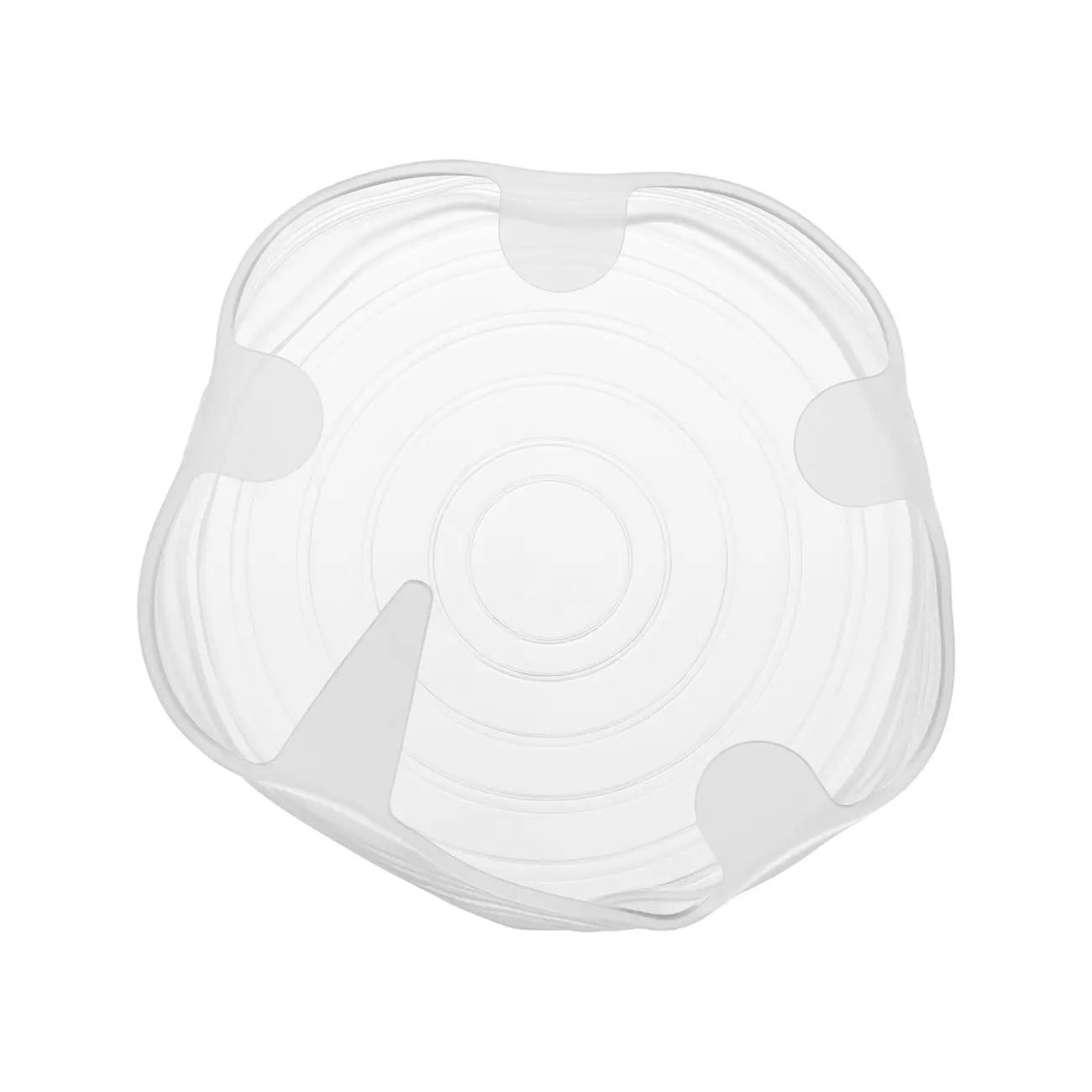 KIT DE TAMPA SILICONE COM 4 SILICOVER - BRANCO TRANSLUCIDO/INCOLOR - Foto 3