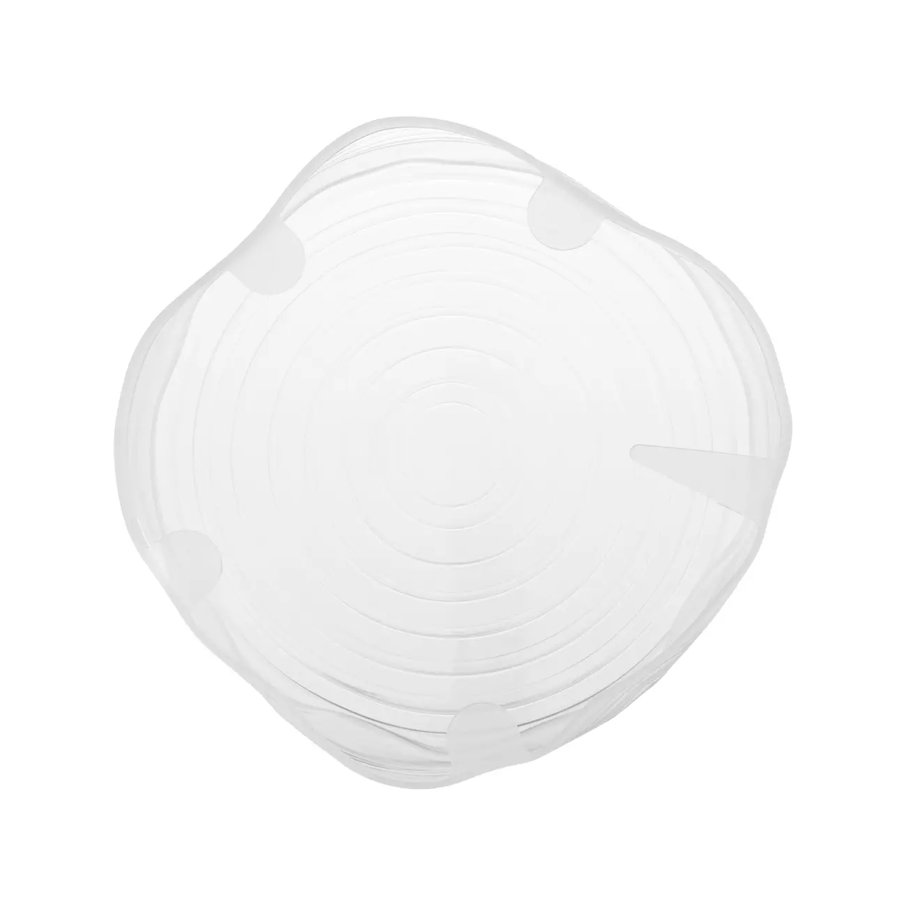 KIT DE TAMPA SILICONE COM 4 SILICOVER - BRANCO TRANSLUCIDO/INCOLOR - Foto 4