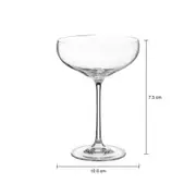 TAÇA CHAMPANHE COQUETEL 290 ML GATSBY - INCOLOR - Foto 3