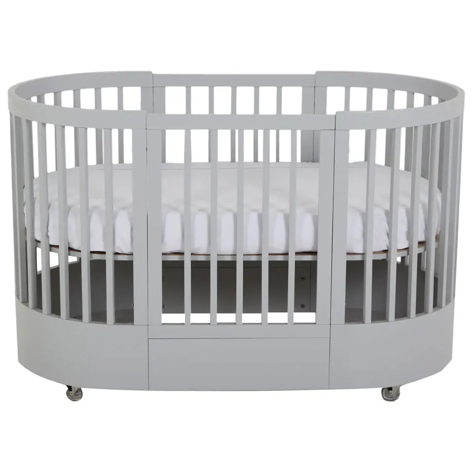 BERÇO 70 CM 3 EM 1 - BERÇO MINI BERÇO CAMA INFANTIL WAVE - CINZA - Foto 1