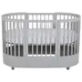 BERÇO 70 CM 3 EM 1 - BERÇO MINI BERÇO CAMA INFANTIL WAVE - CINZA - Foto 1