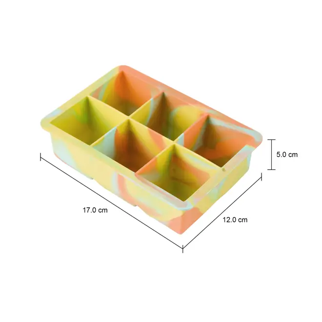 FÔRMA PARA GELO JUMBO SILIMIX - CORES CALEIDOCOLOR - Foto 5