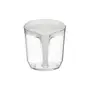 JARRA 1,2 L BUTTE - INCOLOR/BRANCO TRANSLUCIDO - Foto 4