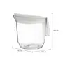 JARRA 1,2 L BUTTE - INCOLOR/BRANCO TRANSLUCIDO - Foto 6
