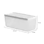 POTE 750 ML KIPLI - BRANCO TRANSLUCIDO/BRANCO - Foto 9