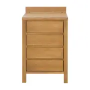 GAVETEIRO DE COZINHA 60 CM 4 GAVETAS MASSY - AMÊNDOA - Foto 1
