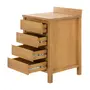 GAVETEIRO DE COZINHA 60 CM 4 GAVETAS MASSY - AMÊNDOA - Foto 3