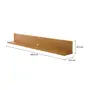 PRATELEIRA 25 CM X 1,90 M X 23 CM MASSY - AMÊNDOA - Foto 4