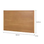 PAINEL PARA TV DE ATÉ 65 POLEGADAS 1,90 M MASSY - AMÊNDOA - Foto 3