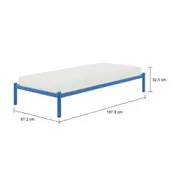 CAMA DE SOLTEIRO 88 CM FLAT - ZIMBRO - Foto 6