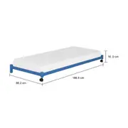 CAMA DE SOLTEIRO INFERIOR 78 CM FLAT - ZIMBRO - Foto 8