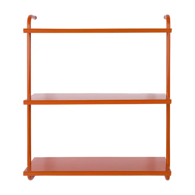 ESTANTE DE PAREDE 83 CM X 97 CM WALL TECH - TERRACOTA/TERRACOTA - Foto 1