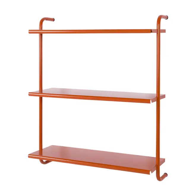 ESTANTE DE PAREDE 83 CM X 97 CM WALL TECH - TERRACOTA/TERRACOTA - Foto 2