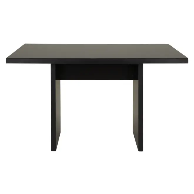 MESA DE JANTAR 1,30 M X 80 CM GLEEN - PRETO/PRETO - Foto 1