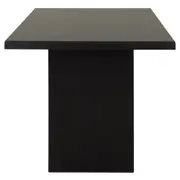 MESA DE JANTAR 1,30 M X 80 CM GLEEN - PRETO/PRETO - Foto 3