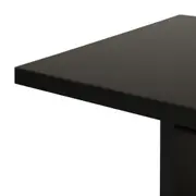 MESA DE JANTAR 1,30 M X 80 CM GLEEN - PRETO/PRETO - Foto 4