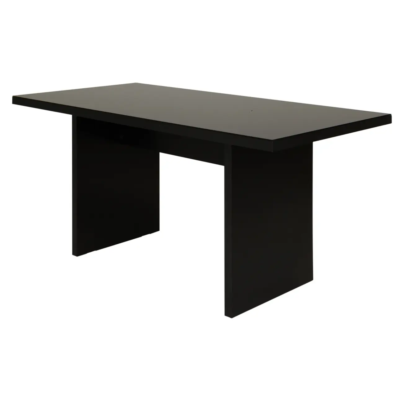 MESA DE JANTAR 1,60 M X 80 CM GLEEN - PRETO/PRETO - Foto 2