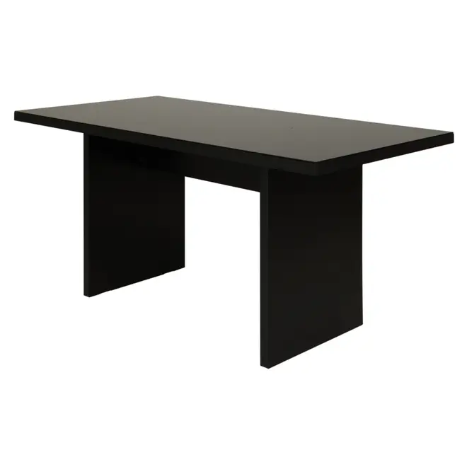 MESA DE JANTAR 1,60 M X 80 CM GLEEN - PRETO/PRETO - Foto 2