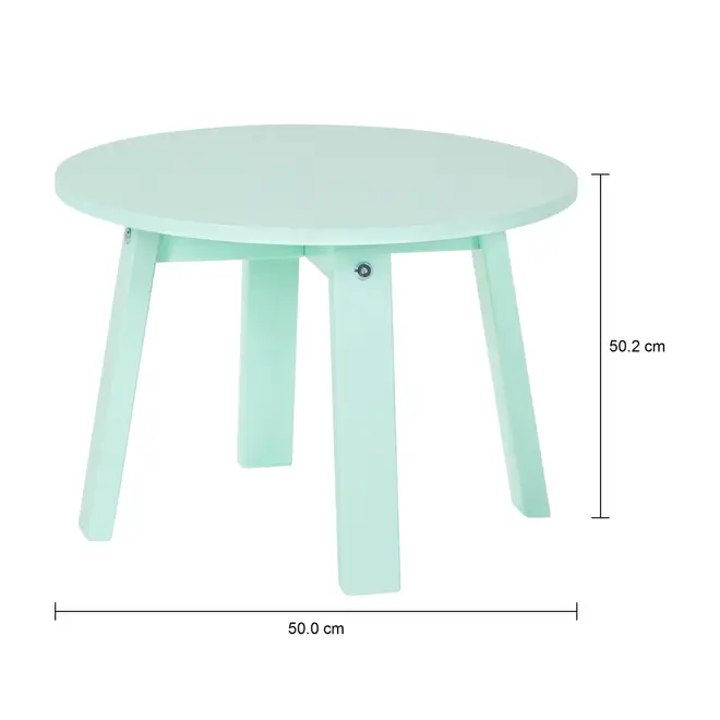 MESA LATERAL REDONDA 50 CM FESTIM - SORBET DE MENTA - Foto 4