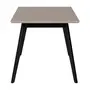 MESA DE JANTAR 1,35 M X 80 CM TAVE SQUARE - PRETO/CAMELO - Foto 3