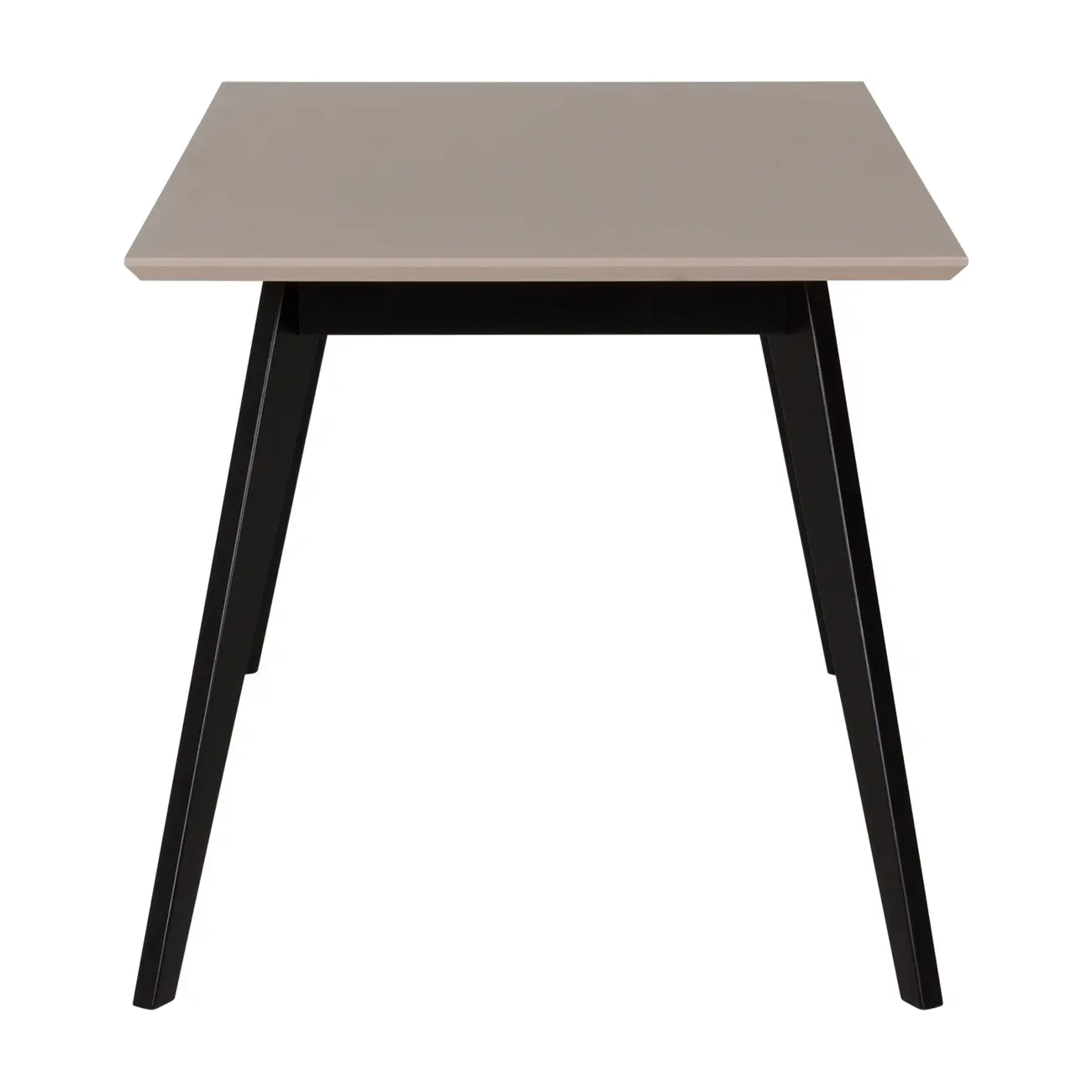 MESA DE JANTAR 1,35 M X 80 CM TAVE SQUARE - PRETO/CAMELO - Foto 3