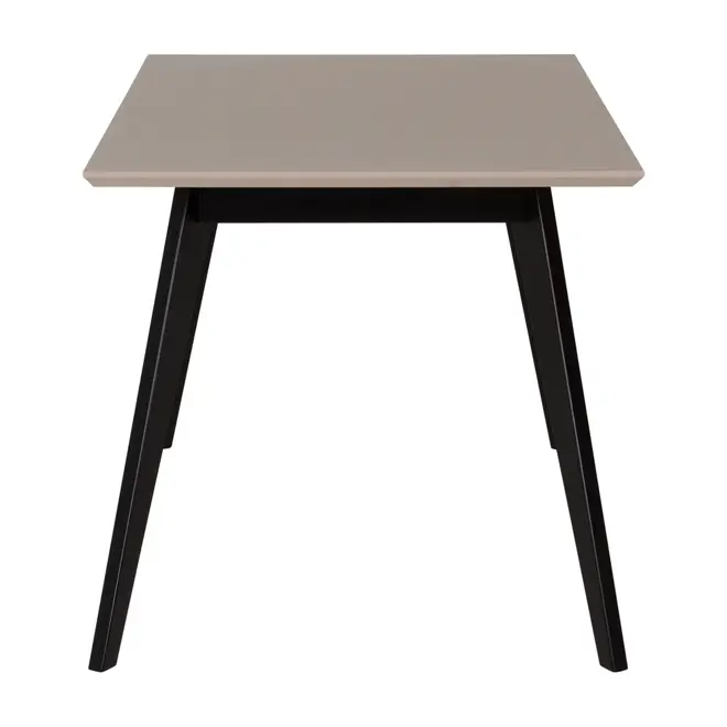 MESA DE JANTAR 1,35 M X 80 CM TAVE SQUARE - PRETO/CAMELO - Foto 3
