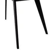 MESA DE JANTAR 1,35 M X 80 CM TAVE SQUARE - PRETO/CAMELO - Foto 4