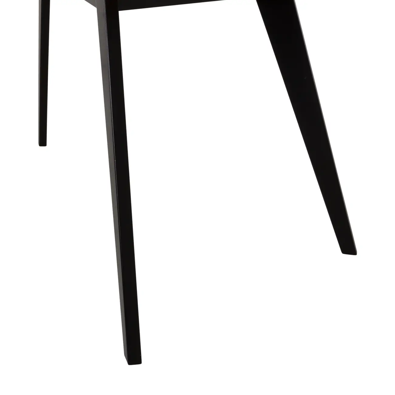 MESA DE JANTAR 1,35 M X 80 CM TAVE SQUARE - PRETO/CAMELO - Foto 4