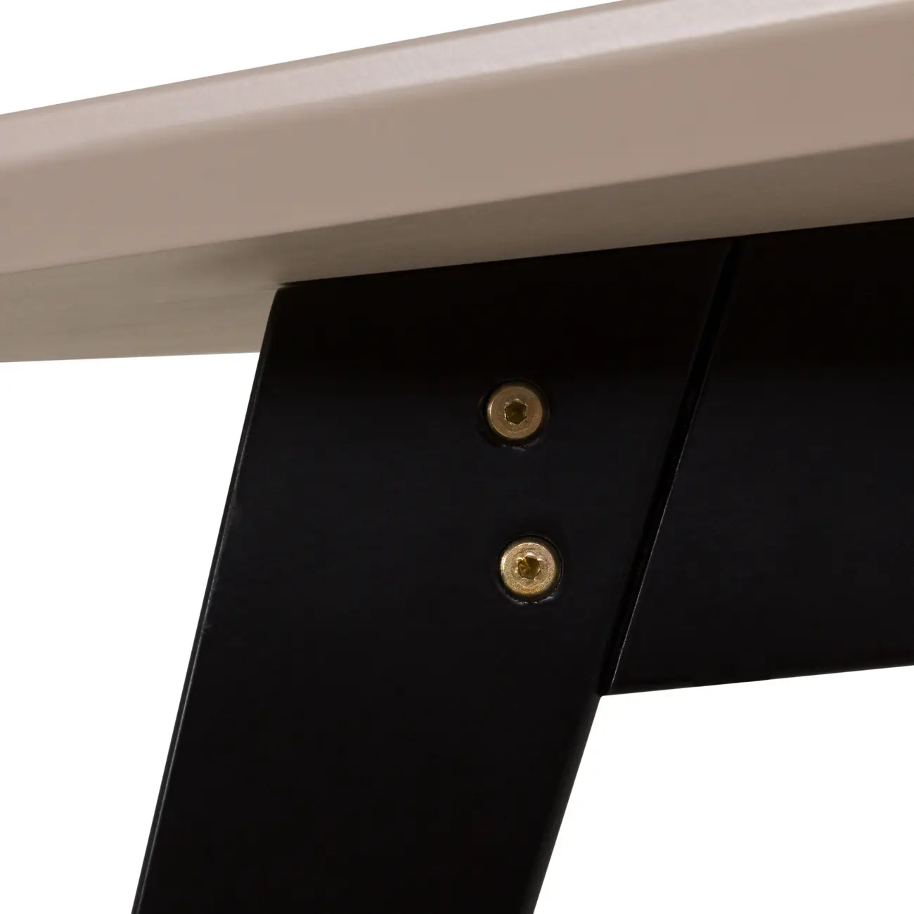 MESA DE JANTAR 1,35 M X 80 CM TAVE SQUARE - PRETO/CAMELO - Foto 6