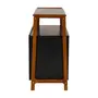 CÔMODA 3 GAVETAS 95 CM X 46 CM WIN - PRETO/NOZES - Foto 4