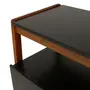 CÔMODA 3 GAVETAS 95 CM X 46 CM WIN - PRETO/NOZES - Foto 7