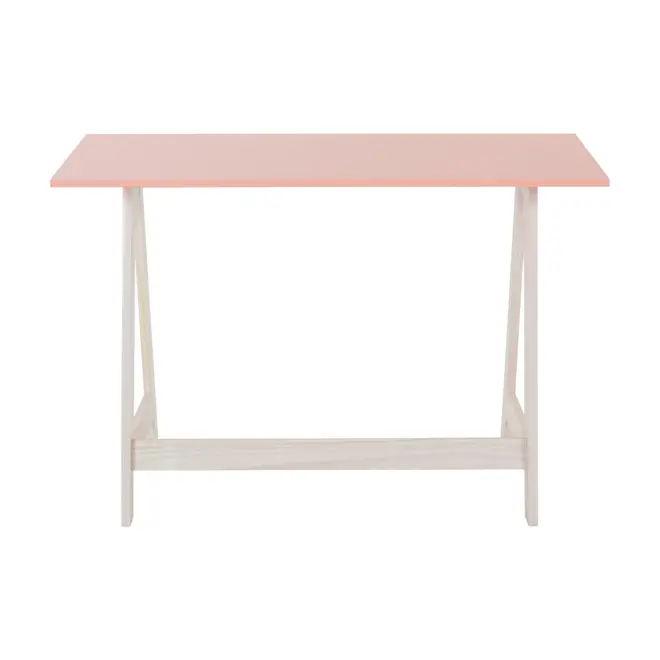 ESCRIVANINHA 1,10 M X 55 CM AVRIL - NATURAL WASHED/MELÃO - Foto 4