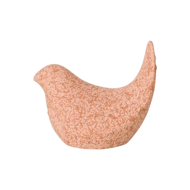 ADORNO PÁSSARO 7 CM BATIS - ROSA CLARO - Foto 2