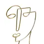 ADORNO MESA 25 CM OUTLINE DECO - OURO/PRETO - Foto 4