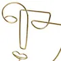 ADORNO MESA 25 CM OUTLINE DECO - OURO/PRETO - Foto 5