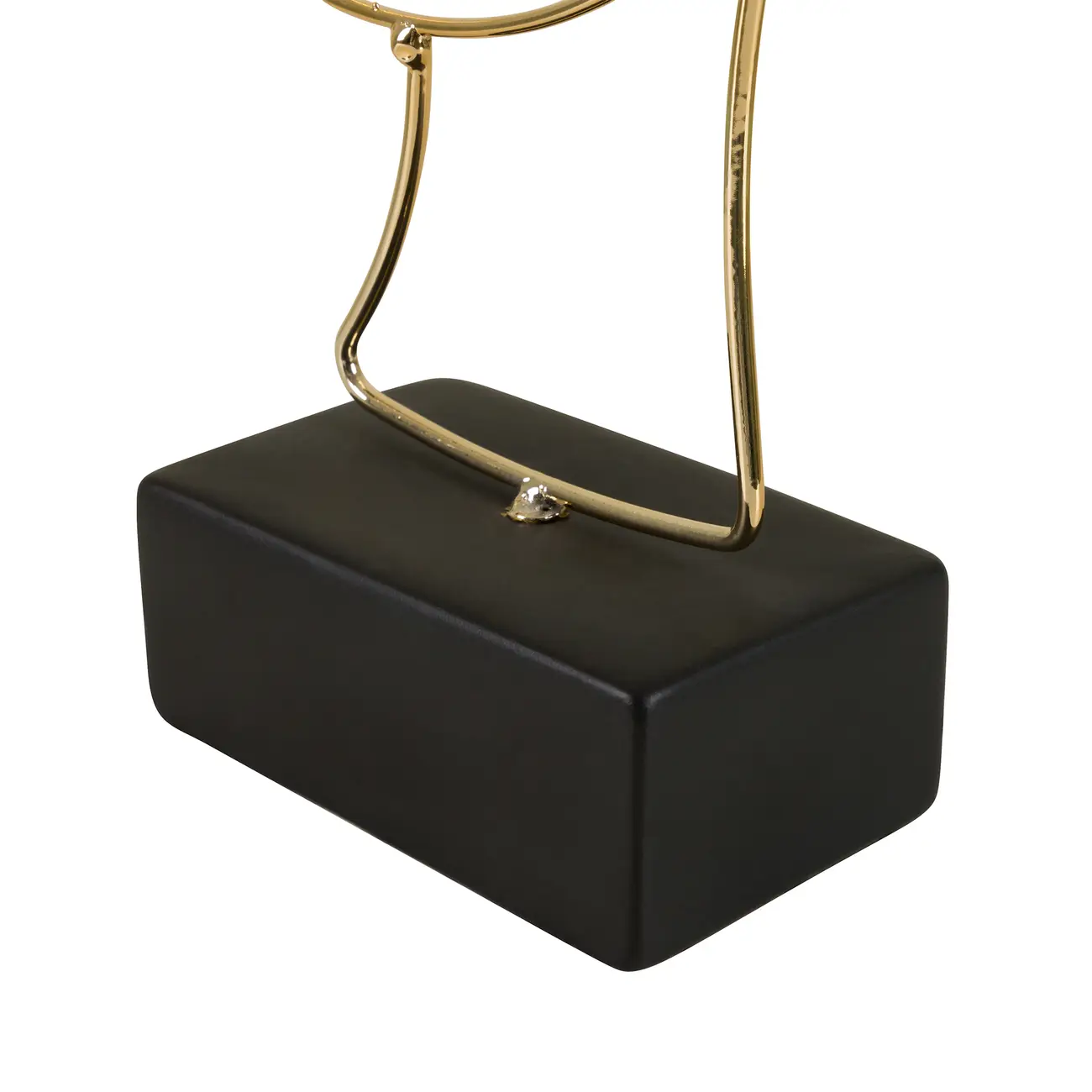 ADORNO MESA 25 CM OUTLINE DECO - OURO/PRETO - Foto 6