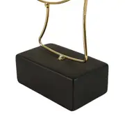 ADORNO MESA 25 CM OUTLINE DECO - OURO/PRETO - Foto 6