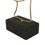 ADORNO MESA 25 CM OUTLINE DECO - OURO/PRETO - Foto 6