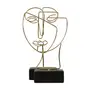 ADORNO MESA 25 CM OUTLINE DECO - OURO/PRETO - Foto 8