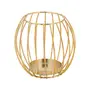 SUPORTE VELA OUTLINE DECO - OURO/BEGE - Foto 1