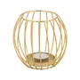 SUPORTE VELA OUTLINE DECO - OURO/BEGE - Foto 3