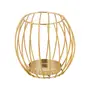 SUPORTE VELA OUTLINE DECO - OURO/BEGE - Foto 4